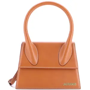 Pre-owned JACQUEMUS Leather Top Handle Bags Le Grand Chiquito Bag Large by Rebag