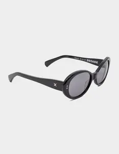DECADE Grace 60s Sunglasses, Black