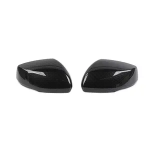 Rearview Mirror Shell Cover Cap Protector Trim, Accessories for Car, Perfect Fit for 2021+ Jeep Grand Cherokee Auto Body Frame Replacement Trim Carbon