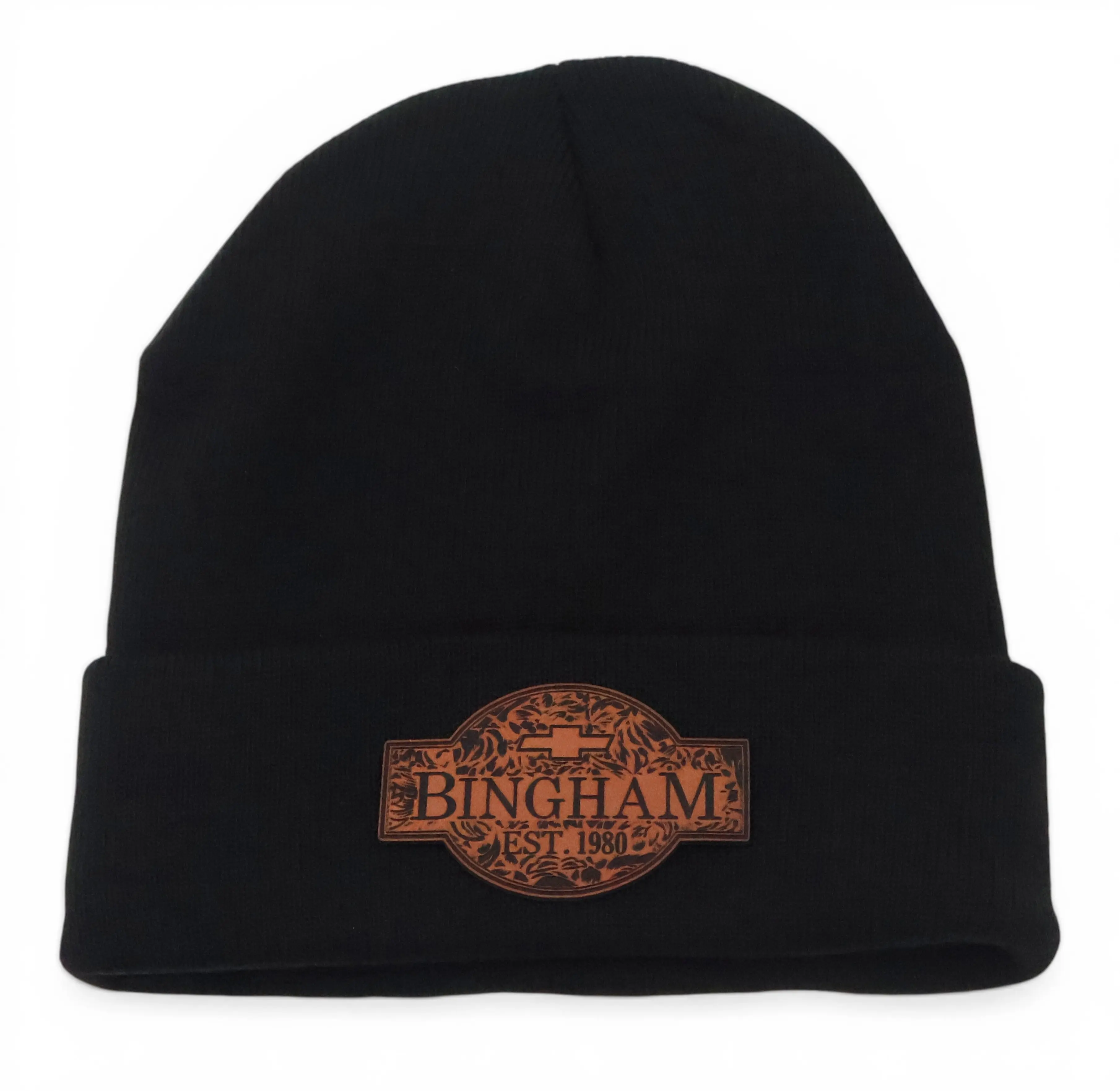 Custom Beanie Leatherette Hat