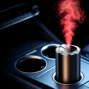 2026 Upgraded Smart Car Air Freshener Diffuser with Starry Sky Projection  RGB music and Adjustable Fragrance Essential Oil Diffuser for Automatic On/Off Functionality. 50ml  - Ocean spray   multiple  mode  interior accessory gift aromatherapy aviation