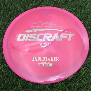 Discraft ESP Undertaker with Paul McBeth - 6x World Champion Signature Stamp - 172.3g - Hot Mauve Pink