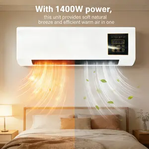 1400W Fast Heating Indoor Device, Gentle Natural Wind, Wall Mounted Heater for Home Bedroom Office 1400W Indoor Heating Device,Quick Warm Indoor Heater,Fast Heating Home Heater,Living Room Indoor Warm Heater,Home Indoor Heating Device