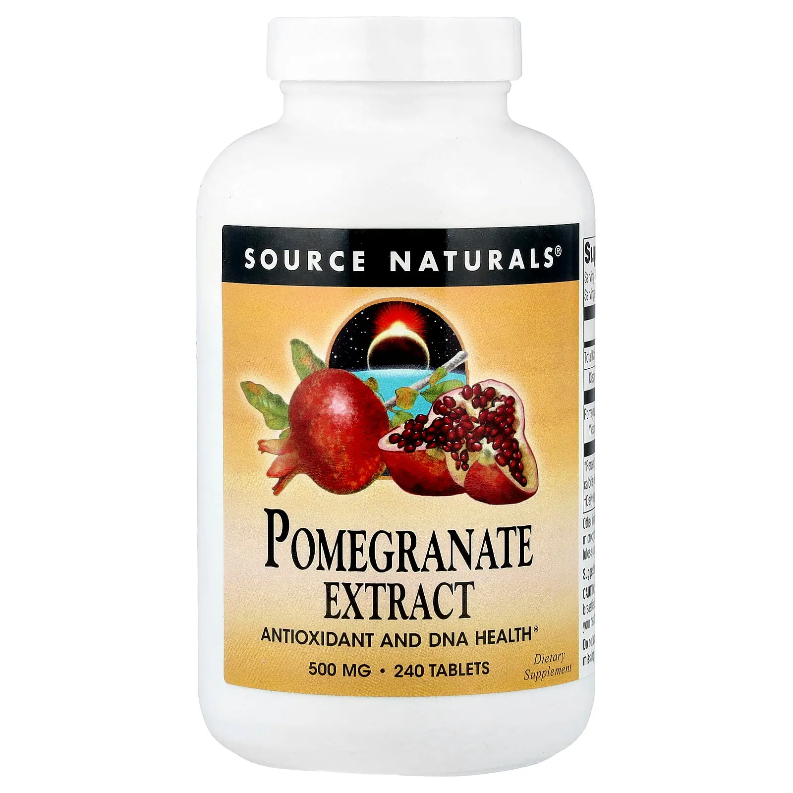 Source Naturals Pomegranate Extract, 500 mg, 240 Tablets