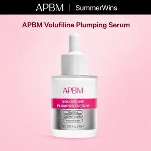 APBM Volufiline Plumping Facial Serum, 5% Volufiline + 3% Niacinamide + 1% Multi-Peptide, Volume Care for Fine Lines and Under-Eye, Radiant-Looking Skin | 30ml / 1.01 fl. oz. | (Pack of 1)