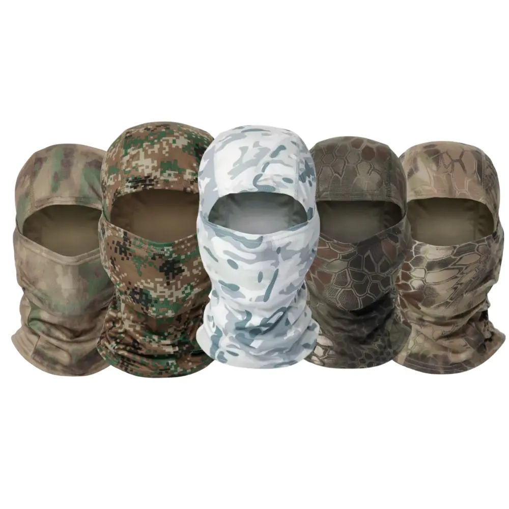 5-Pcs Tactical Balaclava for Outdoor Full Face Mask 5-Pcs Tactical Balaclava for Outdoor Full Face Mask