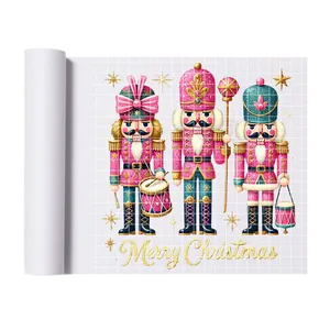Merry Christmas Nutcracker Trio DTF Transfer Light Vinyl
