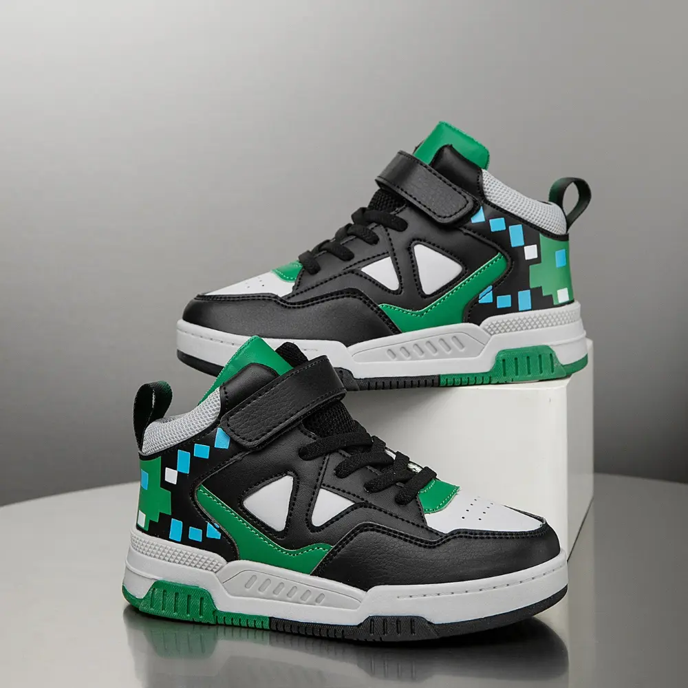 Casual Trainers for Kids 8-14 Years, Comfortable Unisex Kid Size Sneakers with a Soft Rubber Sole for Daily Use, Kid Size Trainers