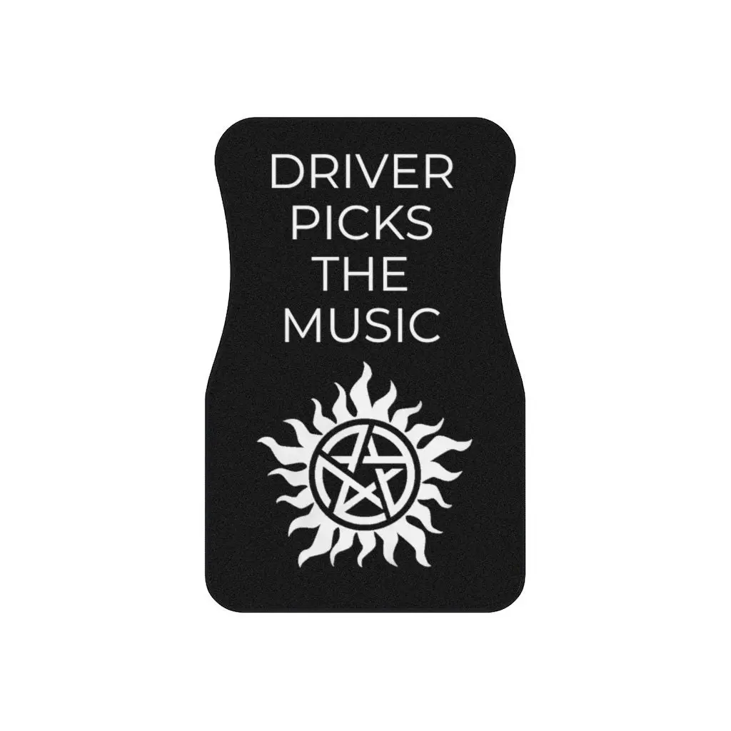 Supernatural Car Mats 2x Front Floor Mats Set – Non Slip Waterproof Universal Carpet Protector for Cars Trucks SUVs | #SupernaturalCarMats #CarAccessories #CarMats #AutoInterior #VehicleDecor #GiftIdea #RoadTrip #CarEssentials
