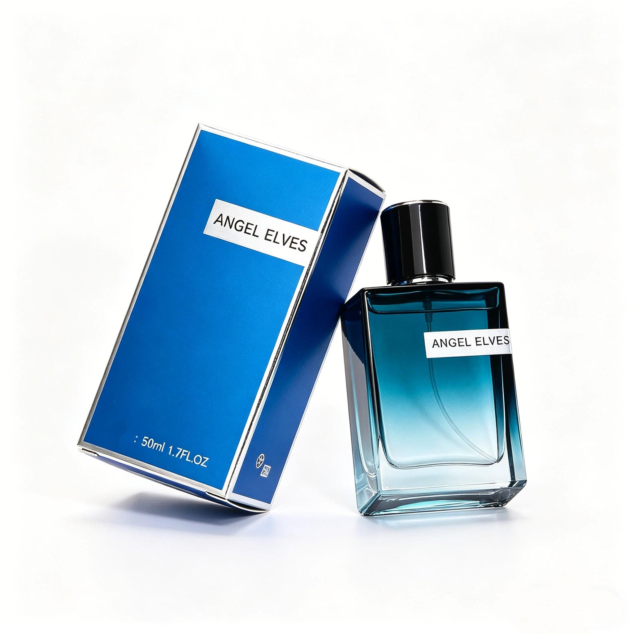 ANGEL ELVES Sea Blue Perfume | 50ml 1.7Fl.OZ | men's colognes | The bright and sweet flavor of lime and citrus, mingled with the floral scents of jasmine and violet, concludes with a gentle musk note |summer fragrance men | long lasting perfume