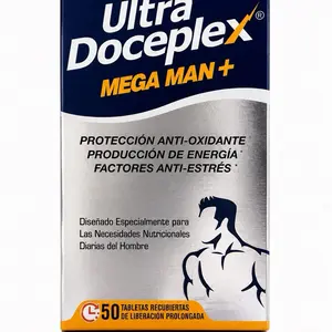 VIJOSA Ultra Doceplex Mega Man+ Dietary Supplement, Essential Support for Stress Relief (50 Tablets)