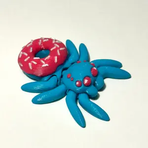 Tiny Spiders - 3D Printed Articulating Figure Tiny Spiders - 3D Printed Articulating Figure