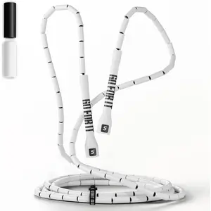 Beaded Jump Rope for Fitness - Elite Skipping Rope for Adults (Women and Men) - Speed Jump Rope for Workouts, CrossFit, Boxing - Lightweight Tangle-Free Adjustable Jump Rope