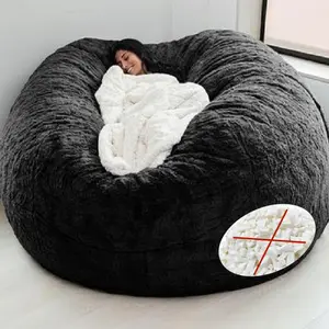 Large Fashionable Comfortable Sofa Cover, Lazy Man Sofa Bean Bag Outer Shell, No Padding Included, Stylish and Cozy Furniture Protector