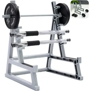Mini Squat Rack Pencil Holder in Unique Weightlifting Design, Gym-Themed Office Decor for Fitness Enthusiasts, Multifunctional Pen Organizer