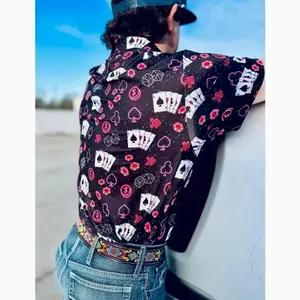 Vintage Funny Gambler Polo Shirt Style Golf Gift for Men