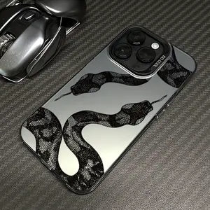 Case for iPhone 17 Pro Max 16 Plus 15 14 13 12 11 Air E snake Style Anti-Scratch Military-Grade Drop Protection slim Cover