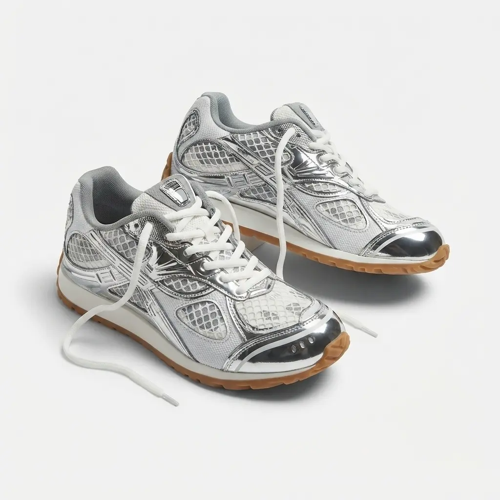 Unisex Canvas Lace-Up Walking Shoes - Lightweight Runner Sneakers with a Closed Toe for Casual Training and Everyday Wear