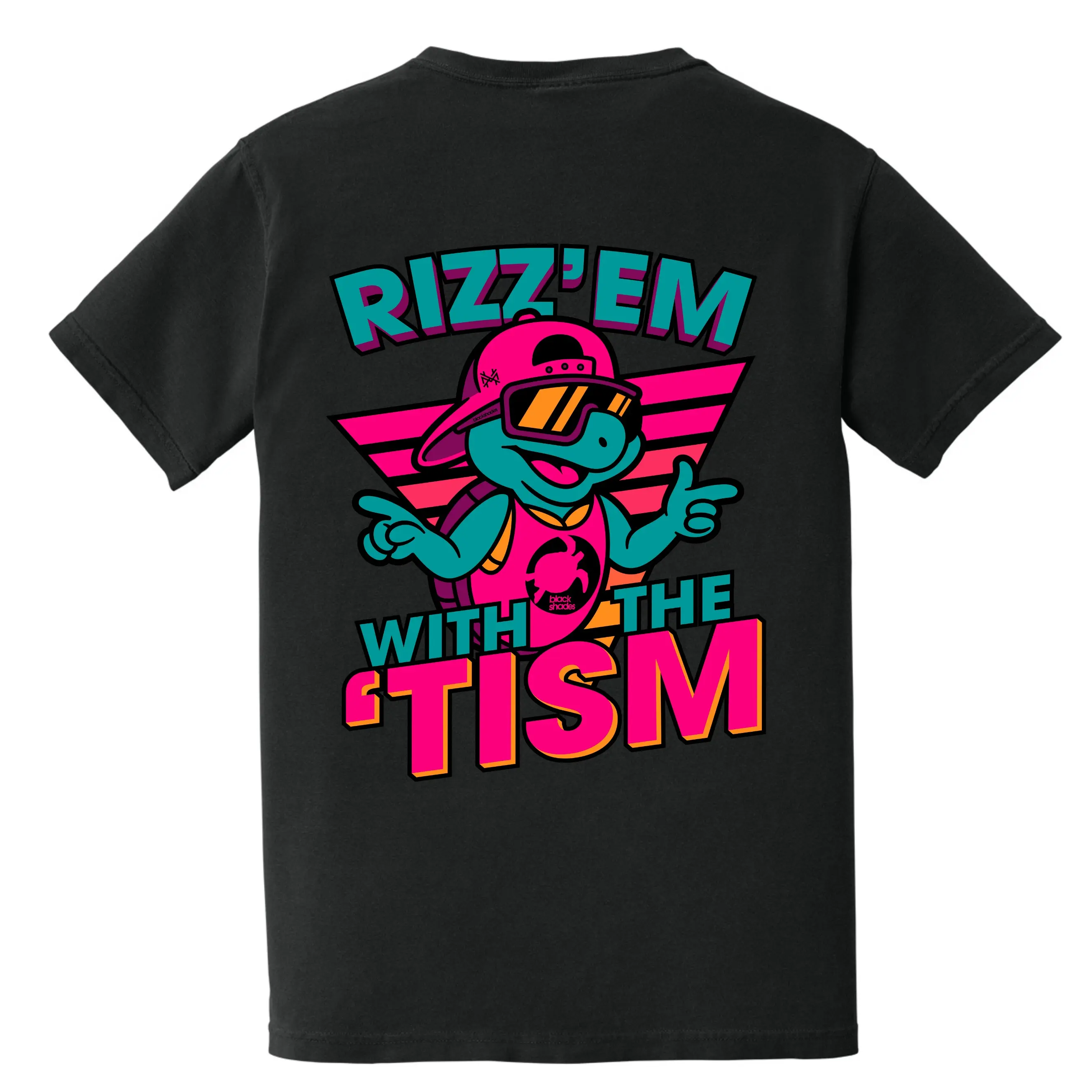Rizz'em with the 'Tism | Black Shades | T-shirt