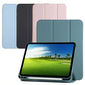 Tablet Case with Pen Holder, 1 Count Protective Case with Soft TPU Back, Auto Sleep/Wake Cover, Tablet Casing for Samsung Galaxy Tab A9+/A9 Plus