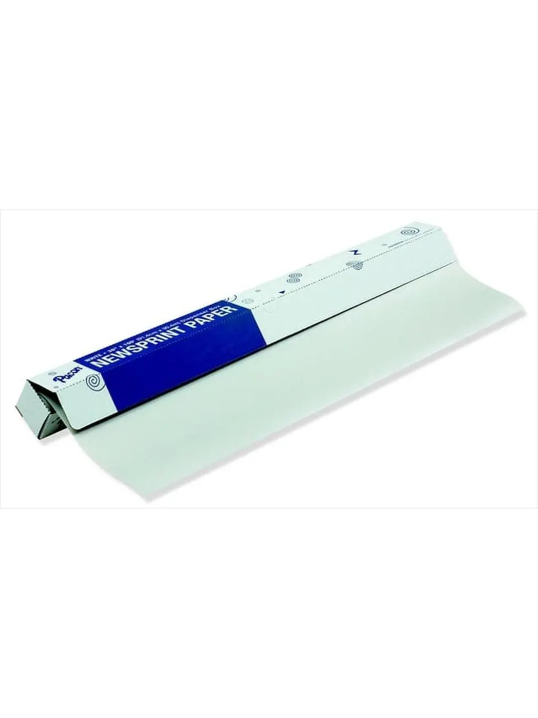 School Smart 085474 White Newsprint Roll - 36 in x 1470 ft - Ideal for Banners, Bulletin Boards, Inexpensive Murals (Office Stationery & Supplies)