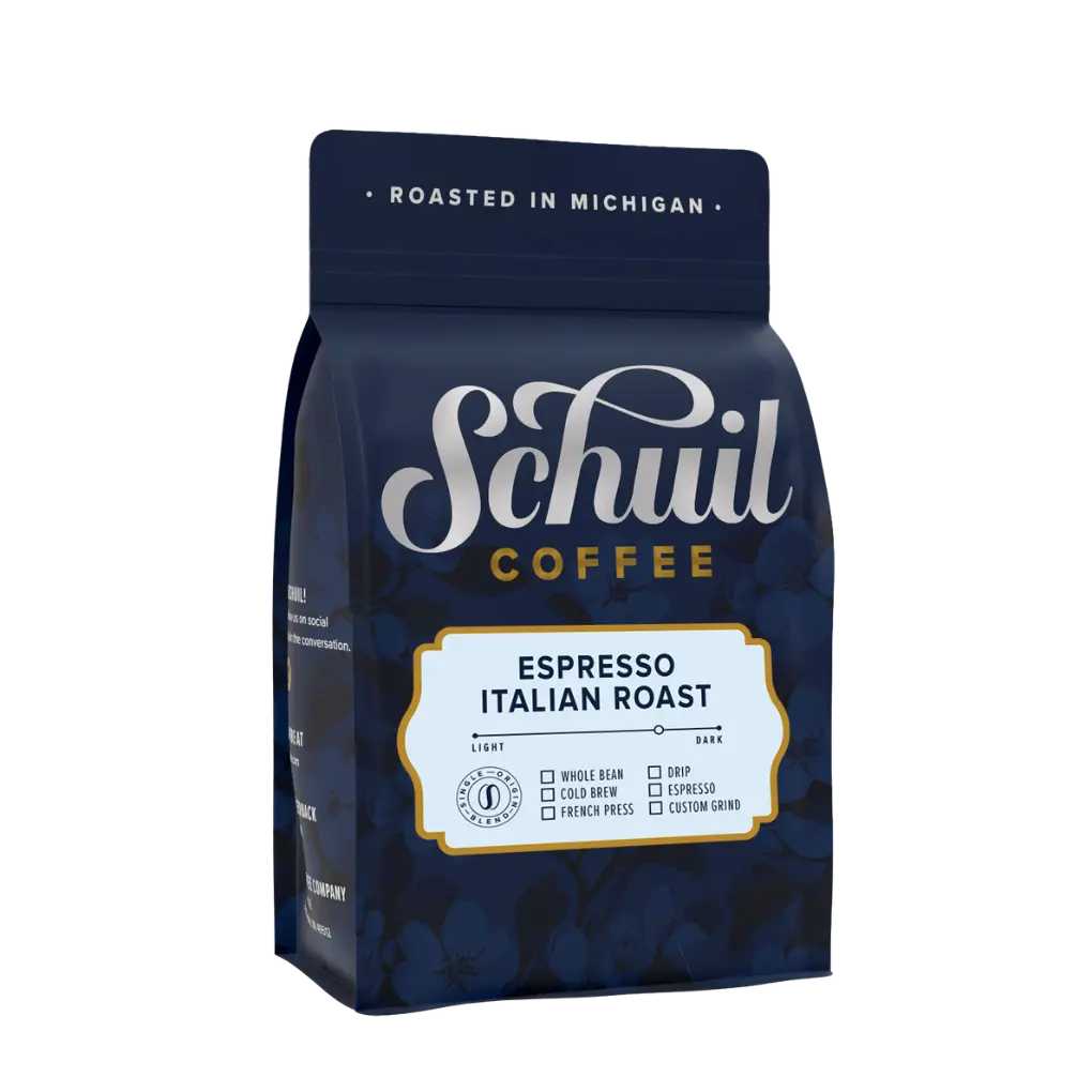 Espresso "Italian Roast" | Freshly Ground, 100% Arabica Specialty Coffee |  Dark Roast  Coffee Beverage
