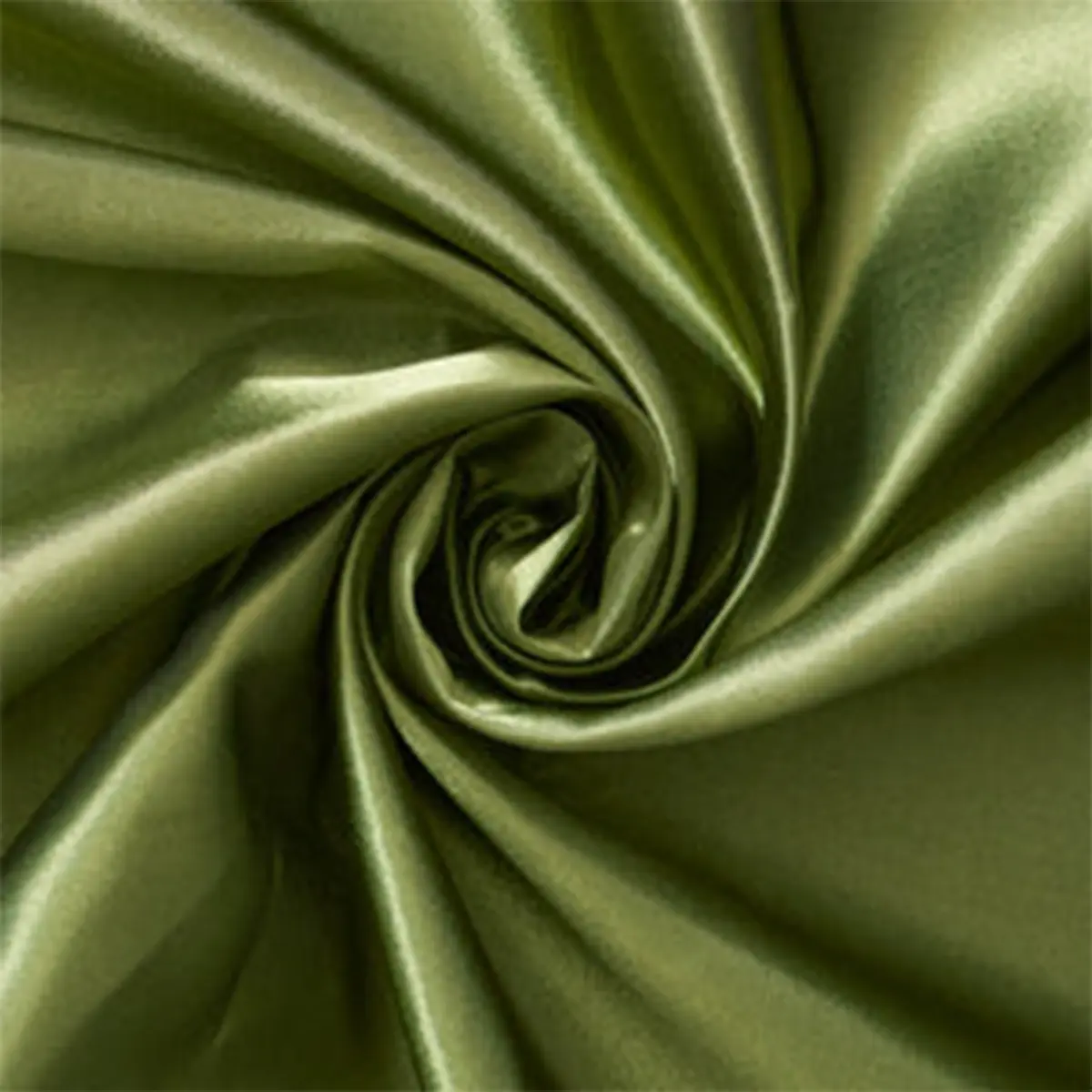 Dorian Dark Olive Charmeuse Satin Fabric | 100% Poly-by Yard