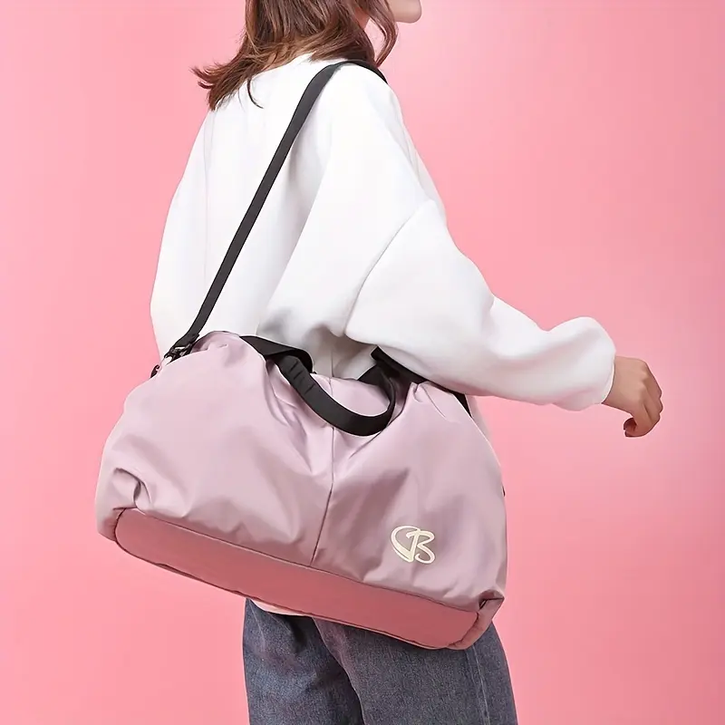 Hot Fashion Nylon Lady Gym Bag Wet And Dry Separate Bag Cup Bag Sports Bag A Stylish And Portable Travel Bag for Short Trips