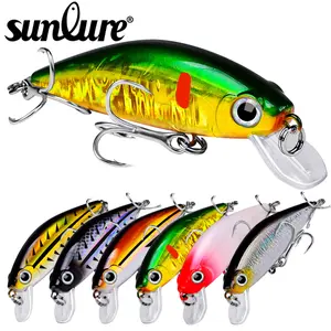 Minnow Sinking Fishing Lure 8cm 11g & 4.5cm 3g Hard Plastic Bionic Lures DW457 DW48 Long Cast Bass Trout Freshwater Fishing Tackle
