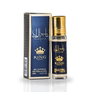 LATTAFA Taj AL Malik Roll-On Perfume Oil - CPO 10ML 0.34OZ by Ard Al Zaafaran Long Lasting Miniature Perfume Oil for Men & Women Free from Alcohol