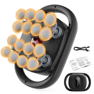 16-Head Massager, Electric Muscle Massager, USB Rechargeable Massagers, Portable Handh Muscle Massager,eld Professional Muscle Relaxation Device for Home & Travel, Lightweight, Durable #GLOBAL PICKS