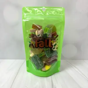 FALL Swedish Candy Mix - 1/2 Pound Sweet and Sour Swedish Snack Mix Including Ovals, mushrooms, logs, and Many more Candies!