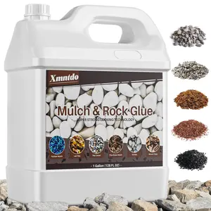 Rock Glue, Mulch Glue for Landscaping,34 OZ Fast-Drying Adhesive Small Pebbles Pea Gravel Stabilizer, Landscape Mulch Binder for Driveways, Gardens, Walkways
