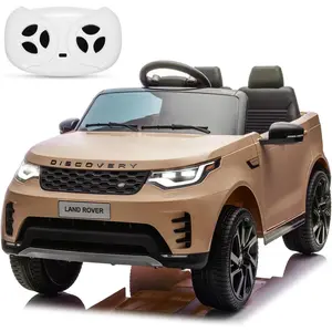 12V Licensed Land Rover 2 Seater Ride on Car for Kids with 2.4g Remote Control, Battery Powered Electric Car Ride on Vehicle Double Doors, LED Light, 2.8 MPH Max Speed Outdoor Activity Entertainment