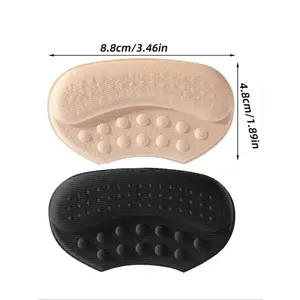 in Beige, Black & Brown - Hypoallergenic & Blister Inserts for Shoes That Are Too Big, Shoe Inserts, Insoles