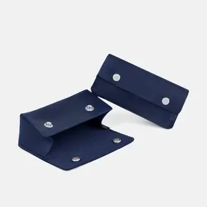 Leather Dice Bag - Durable Handmade Leather Holder with Solid Snap Closures for Dice Cards & Miniatures - Compact Sizes S & L - Perfect Gift for Gamers