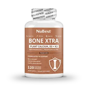Bone Xtra, Plant-Based Formula for Teens & Adults, 120 Vegan Capsules Healthcare Dietary
