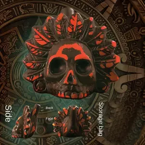 Real Aztec Death Whistle 125db, Handmade Ceramic Survival Blower, Halloween Costume Accessory, Unique Christmas Gift, Ancient Aesthetic Decor, Party Supplies