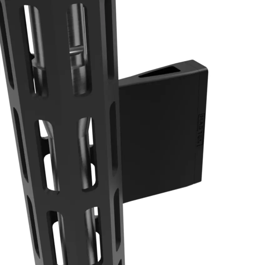 MagTEX M-LOK Vertical High-Profile AR Wall-Mount Rack - Sturdy Heavy-Duty Polycarbonate, M-LOK Compatible, 25lb Secure Fit, Easy Installation, Rifle Display Storage, Organiser for Man Cave Decor Room
