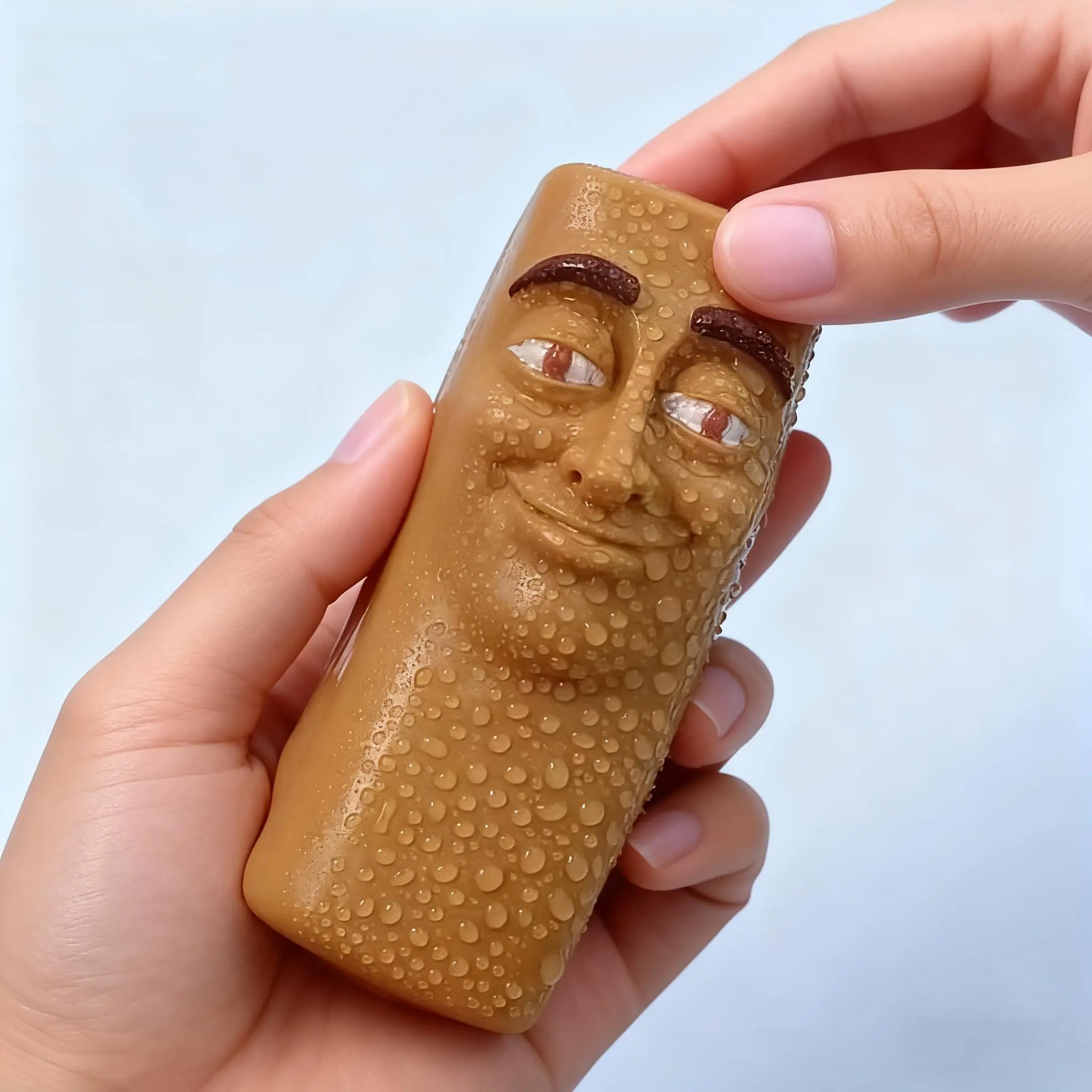 Tongtong Sahur Sticky Doll - Injection Bubble Slow Rebound TPR Toy | Viral Meme Inspired Design, Suitable for Children, Party Fun Collectible Gift for Halloween, Christmas Gift, Holiday Gift, Quirky Character, Fun Design, Soft Texture, Novelty Item