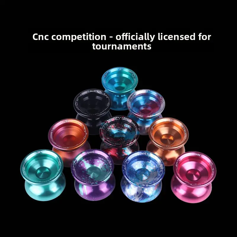 Premium CNC Aluminum Miniature Round Ball Yo-Yo - Professional Unresponsive, Competition Grade, Smooth Spin, Long Sleep Time for Advanced Players, Miniature Round Ball Yo-Yos