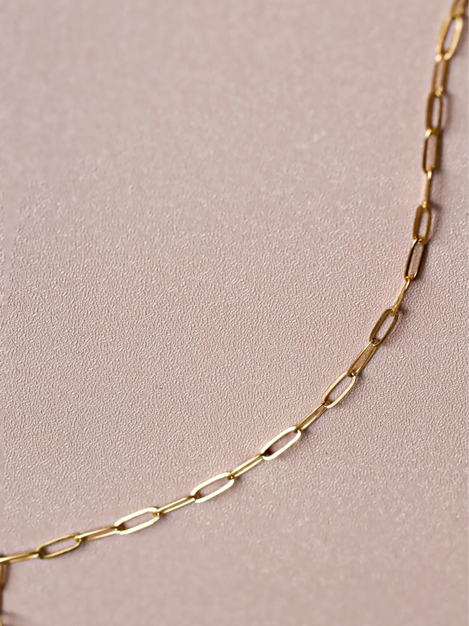 ZELESTE Minimalist Chain Necklace Simple Classic Versatile Stylish Fashion Gold Plated Anniversary Birthday Daily Engagement Thin Chain Rectangle Necklace Elegant Hypoallergenic Tarnish Resistant