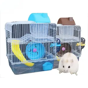 Double-storey Villa-shaped Wire Hamster Cage