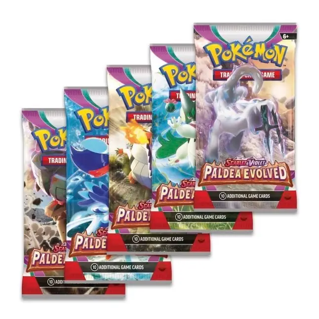 RIP TIL YOU HIT! Paldea Evolved Booster Packs! 4 Pack Minimum. Pull an EX or Better!