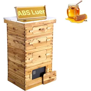 VEVOR 10 Frame Bee Hive, Beeswax Coated Fir Wood, Bee Hives Starter Kit, Bee Boxes Langstroth Beehive Kit, Transparent Acrylic Windows with Foundations for Beginners Pro BeekeepersVEVOR Super Brand Day