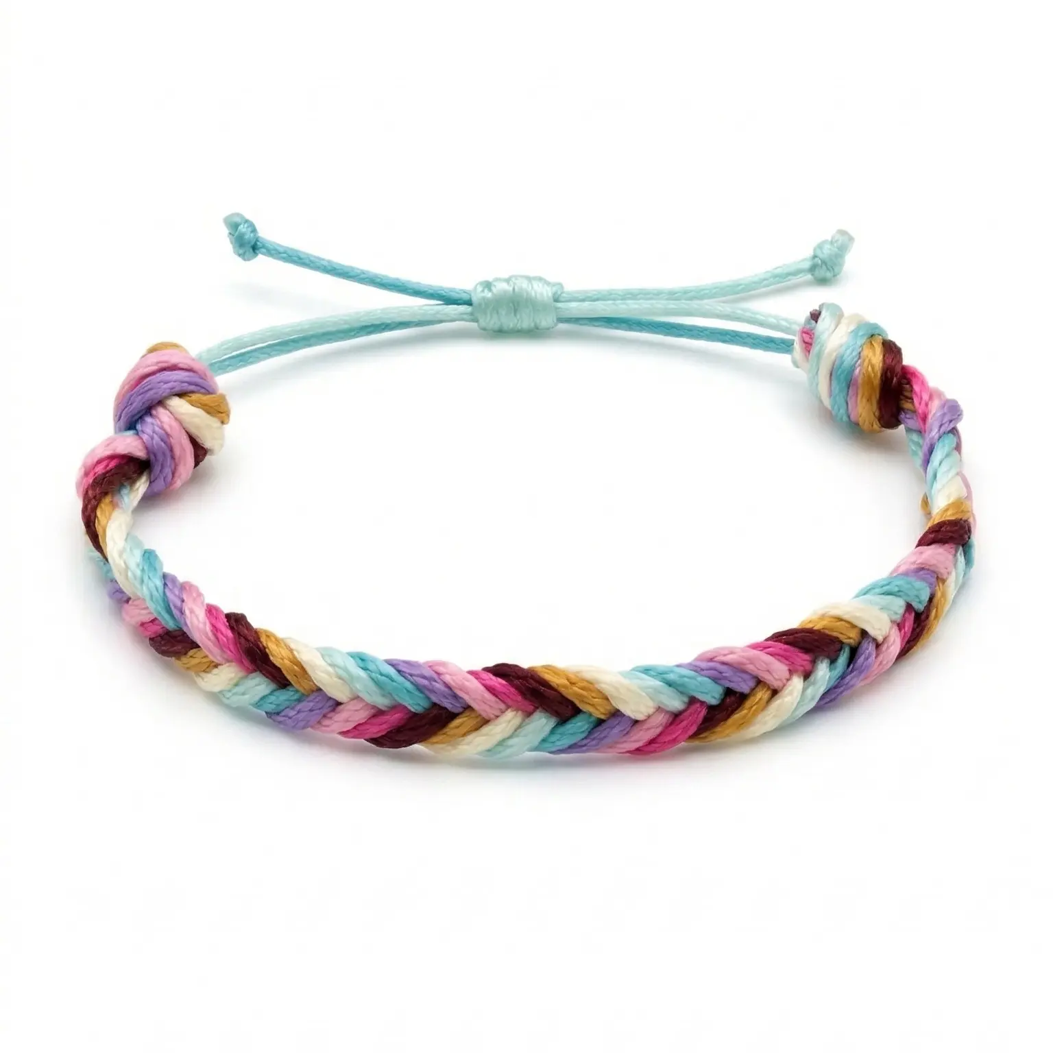 Colorful Braided Anklet Bracelet