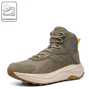 【WATERPROOFING】NORTIV 8 Men's Wide Toe Box Hiking Boots Waterproof Outdoor Trekking Camping Shoes for Plantar Fasciitis Bunion with Durable Craftsmanship & Comfortable EVA Midsole 5mm Heel-To-Toe-Drop SpringStatements