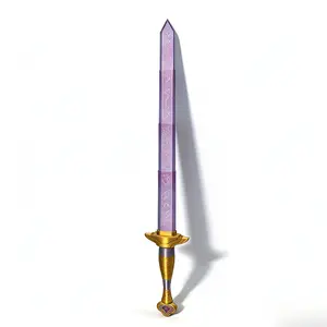 2026 Hight Quality Cosplay Sword With Symbol Outfits Prop Scalable Handheld Purple Long Sword Accessories Roleplay Prop Gift Katana Sword Birthday gifts, holiday gifts