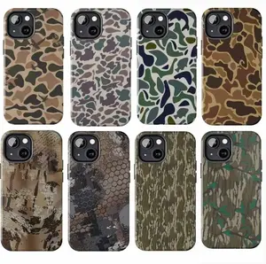 Vintage Old School Waterfowl Camo Phone Case, Real Hunting, SITKA Camo, Bass Fishing, Duck Hunting, Realtree, Mossy Oak Aesthetic For iPhone 16 15 14 13 12 11