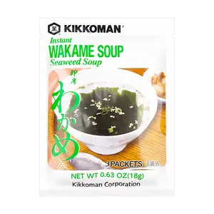 KIKKOMAN Seaweed Soup Mix 18g - Authentic Japanese Kombu Broth Seasoning